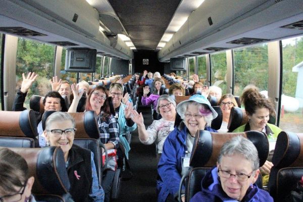 Seniors bus trip fun Seniors bus trip fun