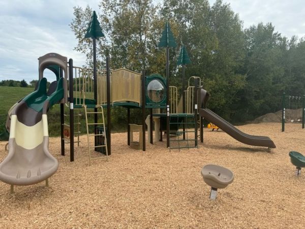 New children's playground at the MARC Ballfields - climbing frame, swings, slides etc.